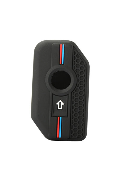 Choice1 Red Blue Line Silicone Motorcycle Key Case Cover FOB for BMW R1250GS ...