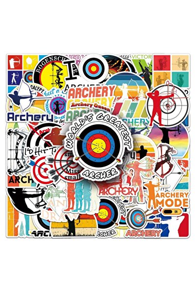 Choice 50PCS 50 Pcs Archery Sports Waterproof Stickers Graffiti Decorative fo...