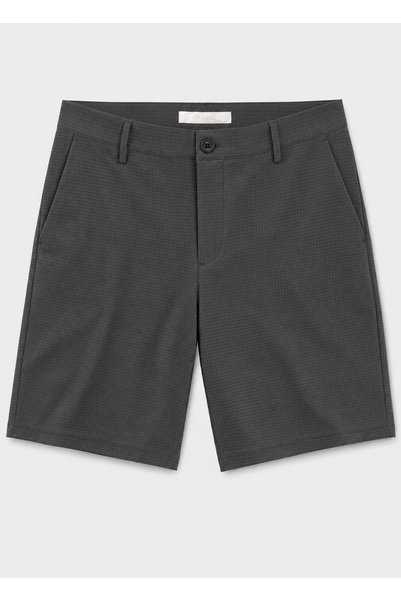 BRANDHILLS Anthracite Color Polyester Technical Shorts