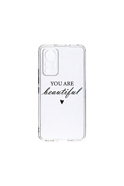 bestcase Διαφανής Θήκη Σιλικόνης 2MM, Συμβατή με Xiaomi 13 Lite, Είσαι Όμορφη...