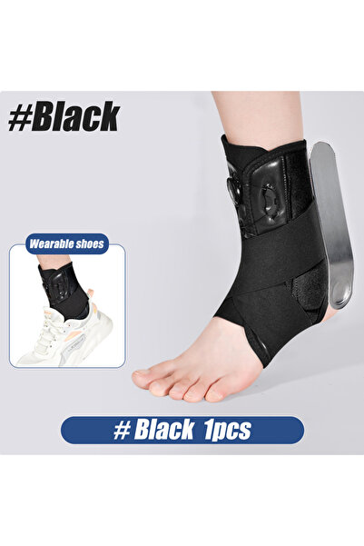 Choice3 L black 1pcs Adjustable Ankle Brace Support for Women & Men - Elastic...