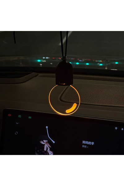 Choice Option A SEAMETAL Elegant Bulb Light Car Pendant Mirror Hanging Soft G...