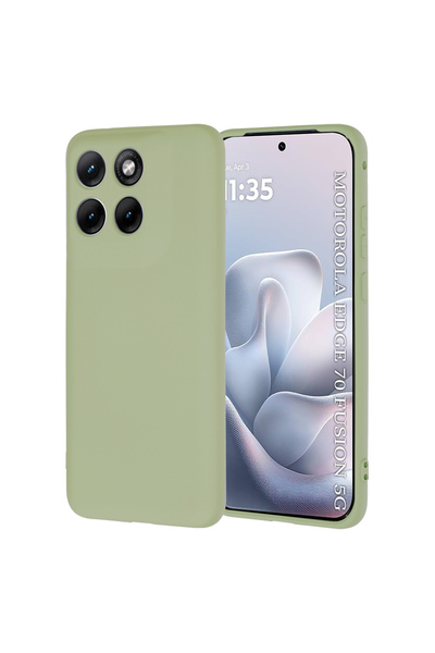 Techsuit Husa pentru Motorola Edge 70 Fusion, SoftFlex, protectie antisoc, verde