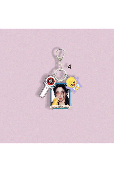 choice2 DG4 Stray Kids cartoon acrylic keychain skzoo peripheral Huang Xuanch...