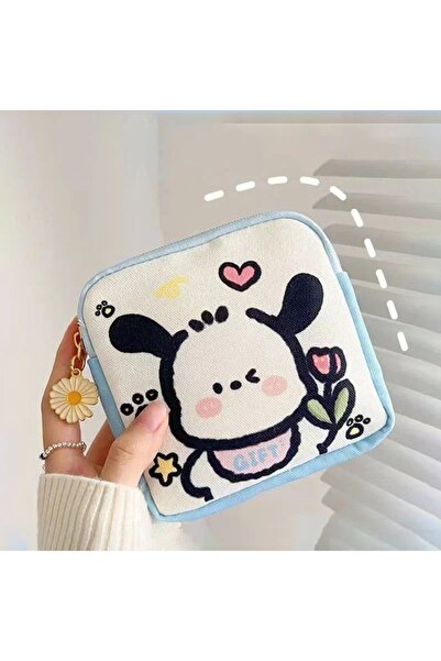 choice2 Bandai pqg blue Kawaii Pochacco Anime Figure Sanitary Napkin Storage ...