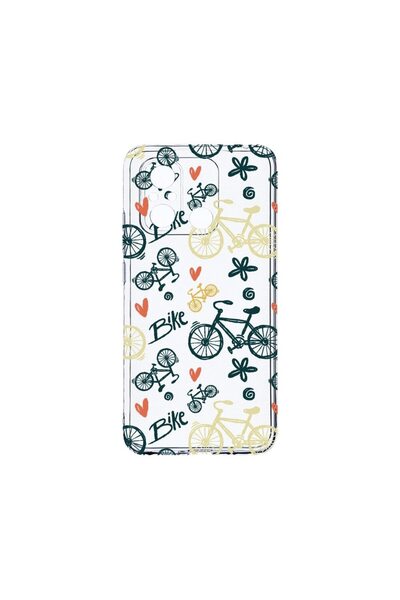 bestcase Прозрачен силиконов калъф 2ММ, Съвместим с Xiaomi Redmi 12C, Bike Lo...