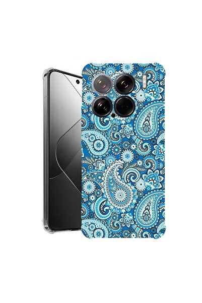 bestcase ¬Æ Husa pentru Xiaomi 15, Anti Shock 1.5MM, Blue Non-figurative, Pro...