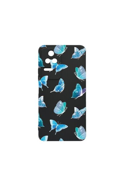 bestcase Λεπτή Θήκη Σιλικόνης 0.8MM, Συμβατή με Xiaomi Poco F4, Σχέδιο Πεταλο...