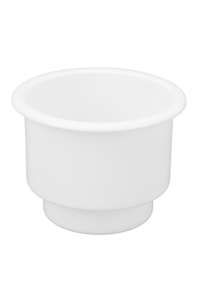 Choice1 WHITE Drop in Cup Holder Cup Drink Holder with Drain Hole Easy to Cle...