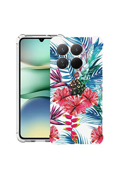 bestcase ¬Æ Husa Anti Shock Compatibil cu Xiaomi 15T Pro, cu Design Flowers, ...