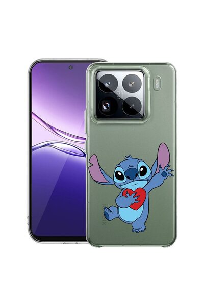 bestcase ¬Æ Husa Clear Slim Silicon Compatibila cu Xiaomi 15, Lilo Stitch, 20...