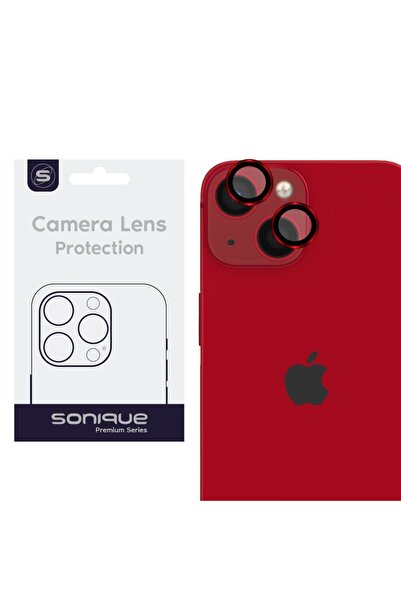 Sonique Camera Protection Lens Pro Apple iPhone 13 Mini / iPhone 13 Red