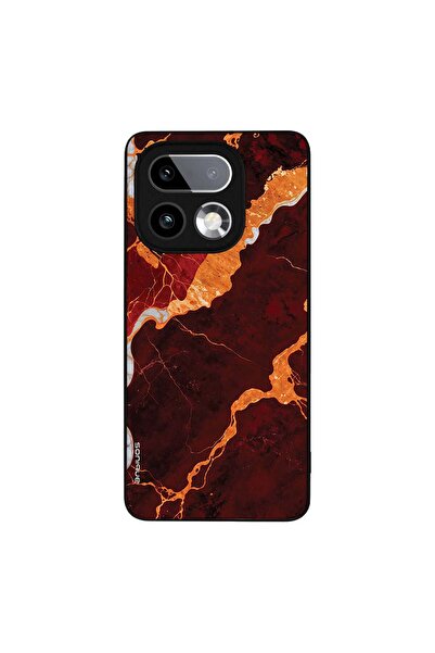 Sonique Θήκη Marble Series για Realme 16 Pro Plus Κόκκινο