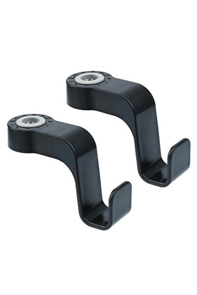 Choice Black Universal 2PCS Car Seat Hook Auto Headrest Bag Hanger Holder Org...