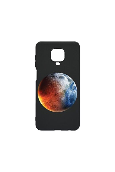 bestcase Тънък силиконов калъф 0.8ММ, съвместим с Xiaomi Redmi Note 9S, Earth...