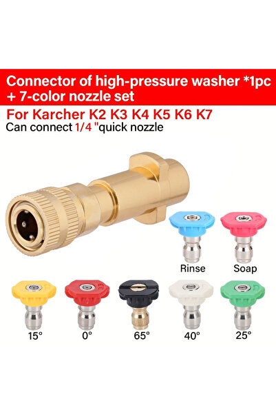 choice2 C Foam Cannon Adapter for KARCHER -K7, 1/4" Quick Connect All-Metal H...