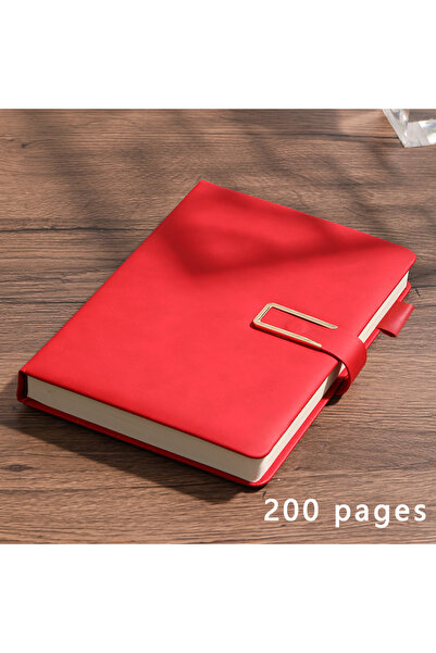 Choice3 A5 red-200pages Personalized Vintage A5 Leather Notebook Soft Cover I...