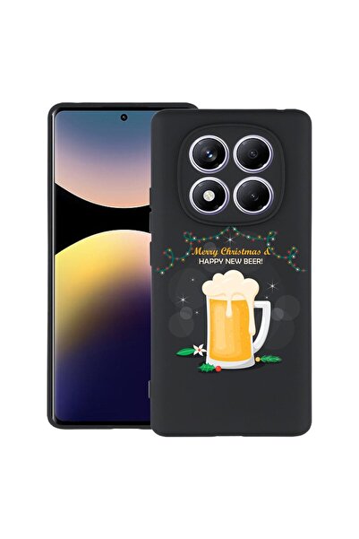 bestcase ¬Æ Husa pentru Xiaomi Redmi Note 14 Pro 4G, Happy New Beer!, Slim Si...