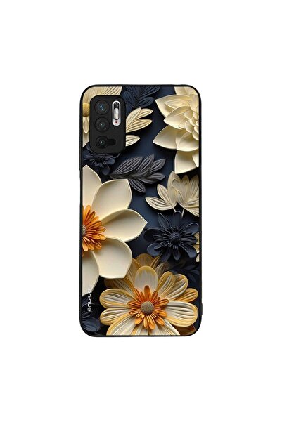 Sonique Θήκη 3D Flower Series για Xiaomi Redmi Note 10 5G / Poco M3 Pro 5G Εκρού