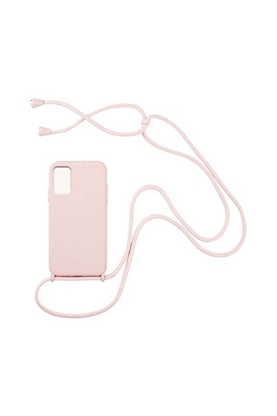Sonique Θήκη Σιλικόνης με Κορδόνι CarryHang Xiaomi Poco M3 / Redmi 9T Ροζ