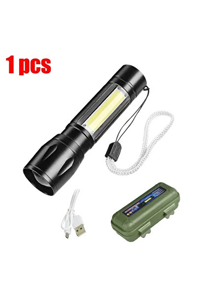choice2 مصباح يدوي LED صغير من الطراز B مع صندوق، قطعة واحدة، مصباح محمول COB...