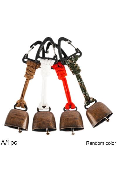 Choice A Outdoor Bear Bell for Hiking Camping - Loud Cast Iron Cowbell with H...
