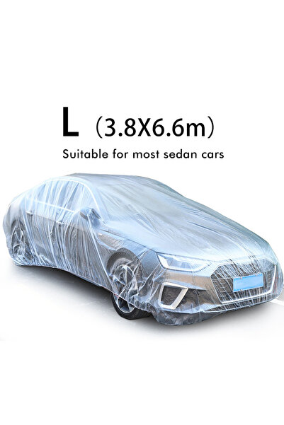 Choice1 Car cover-L Universal Exterior Waterproof Car Cover disposable plasti...