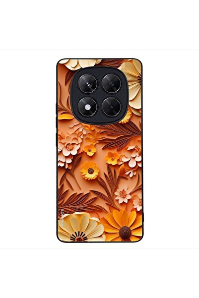Sonique Θήκη 3D Flower Series για Xiaomi Redmi Note 14 Pro 4G Πορτοκαλί