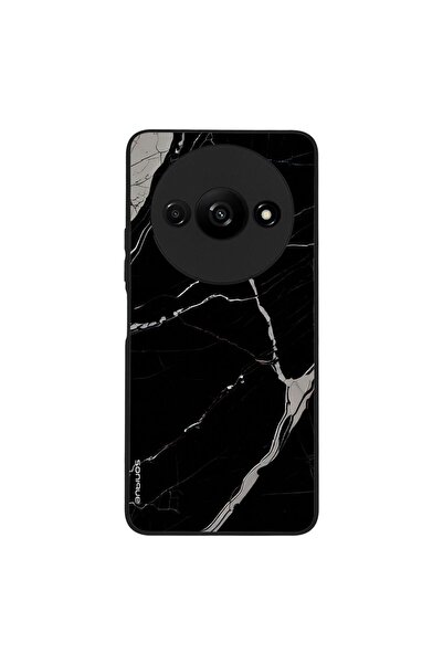 Sonique Θήκη Marble Series για Xiaomi Redmi A3 / Redmi A3x Μαύρο