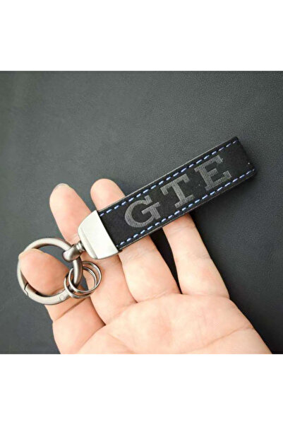 choice2 MP GTE Blakc Blue Luxury Suede Leather GTE Logo Badge Keyring Car Emb...