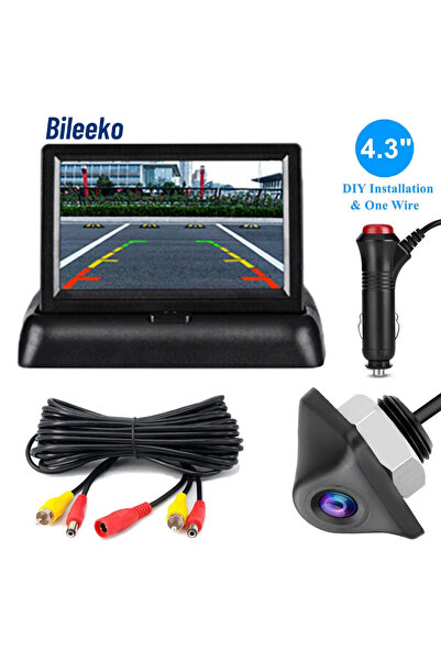 Choice3 طقم كاميرا مراقبة للسيارة مع شاشة قابلة للطي مقاس 4.3 بوصة TFT LCD لل...