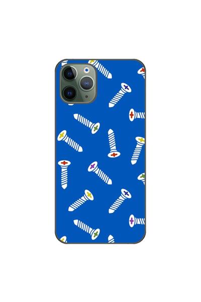 OEM Husa compatibila cu Apple iPhone 11 Pro Max Silicon Gel Tpu Model Screws ...