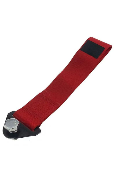 Choice4 Red 26cm Nylon Tow Strap High-Strength Car Racing Tow Ropes with Towi...