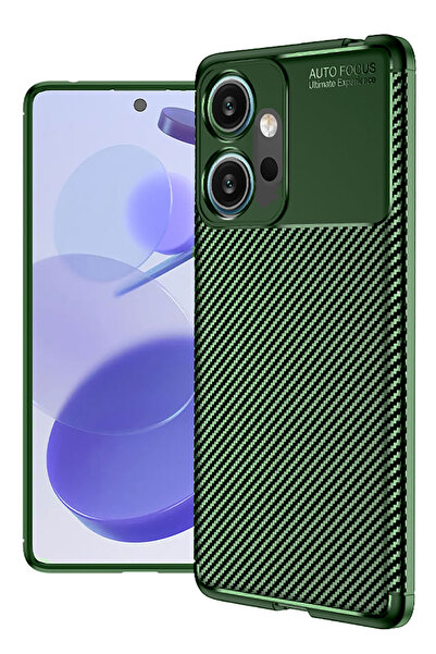 Nezih Case Honor 600 Uyumlu Kamera Korumalı (Karbon Tasarım) Koruyucu Lüx Sil...