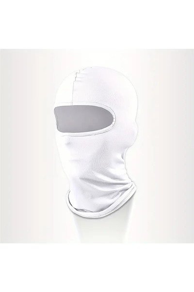 Choice3 white Ice Silk Full Face Mask Anti UV Cycling Balaclava Face Mask Bre...