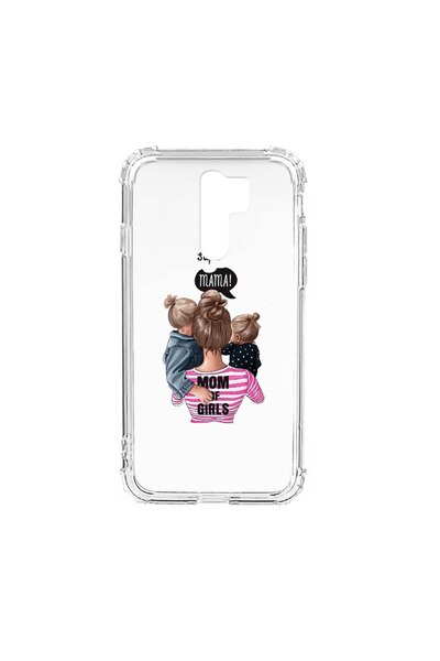 bestcase Husa Anti Shock Silicon Compatibila Cu Xiaomi Redmi 9, Super Mama, M...