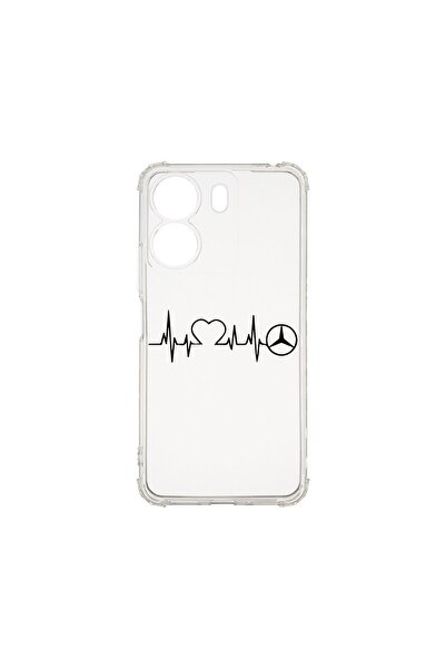 bestcase Husa Anti Shock 1.5MM, compatibilă cu Xiaomi Redmi 13C, I Love Merce...