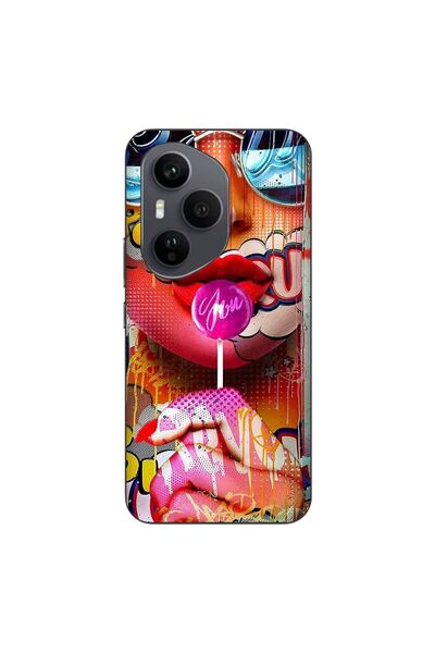 OEM Case compatible with Honor 400 Pro Silicone Gel Tpu Model Pop Art Lolipop