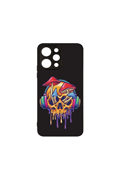 bestcase Калъф MaxSafe, съвместим с Xiaomi Redmi 12, Дизайн  "Череп и гъба ",...
