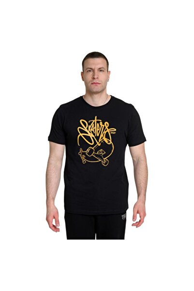 Target Tricou bărbătesc cu mânecă scurtă, din jerseu simplu, stil skate, mări...