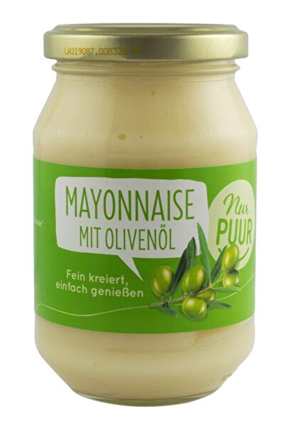 Nur Puur Organic mayonnaise with olive oil, 250ml