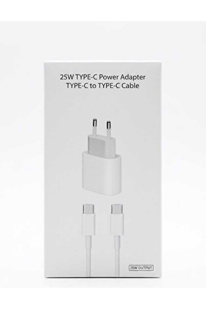 25W TYPE-C Power Adapter and TYPE-C to TYPE-C Cable A+++ Kalite