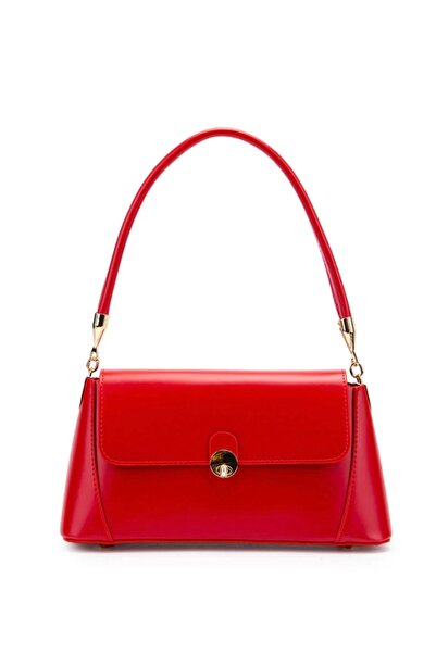 Mirel çanta Gold Buckle Detailed Shoulder Bag