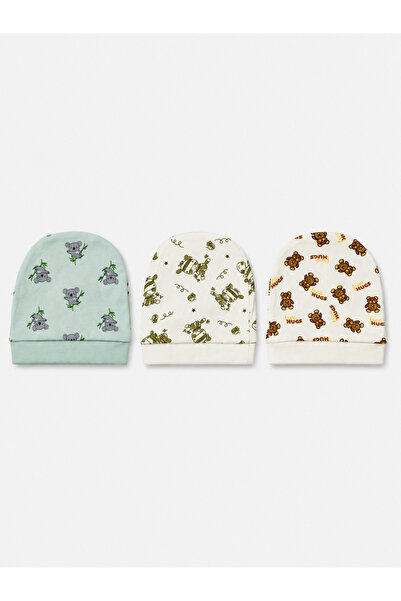 For My Baby 3-Piece Newborn Beanie Set