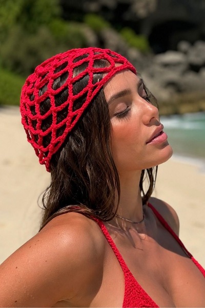keisy Hand Knitted Premium Mesh Bandana