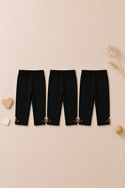 mini kanka Girl Child 1-8 Years Old 100% Cotton Comfortable and Fresh Capri L...