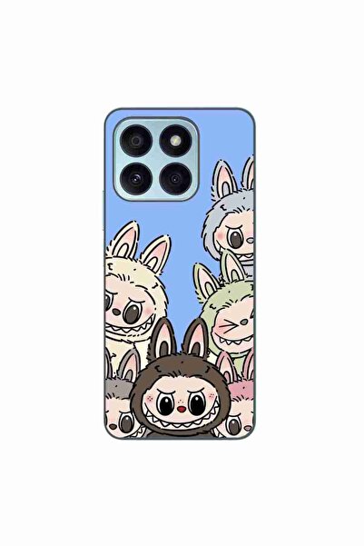 OEM Husa compatibila cu Honor X8b Silicon Gel Tpu Model Labubu Pattern Blue
