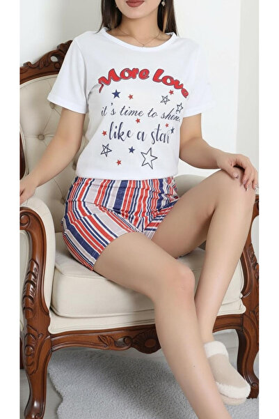 BİLGENS BUTİK Women's Summer Shorts Pajama Set