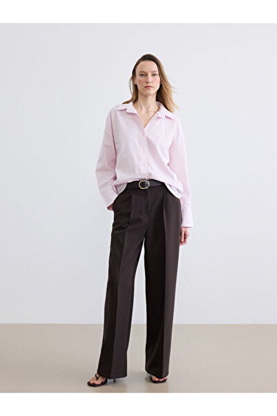 LC Waikiki Women's Pleated Fabric Pants with Waist Belt from Uzg Store for St...