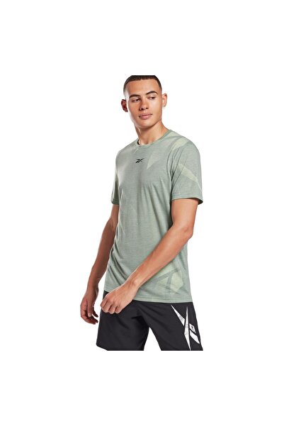 Reebok Men's Wor Aop Ss Short-Sleeve T-Shirt S
